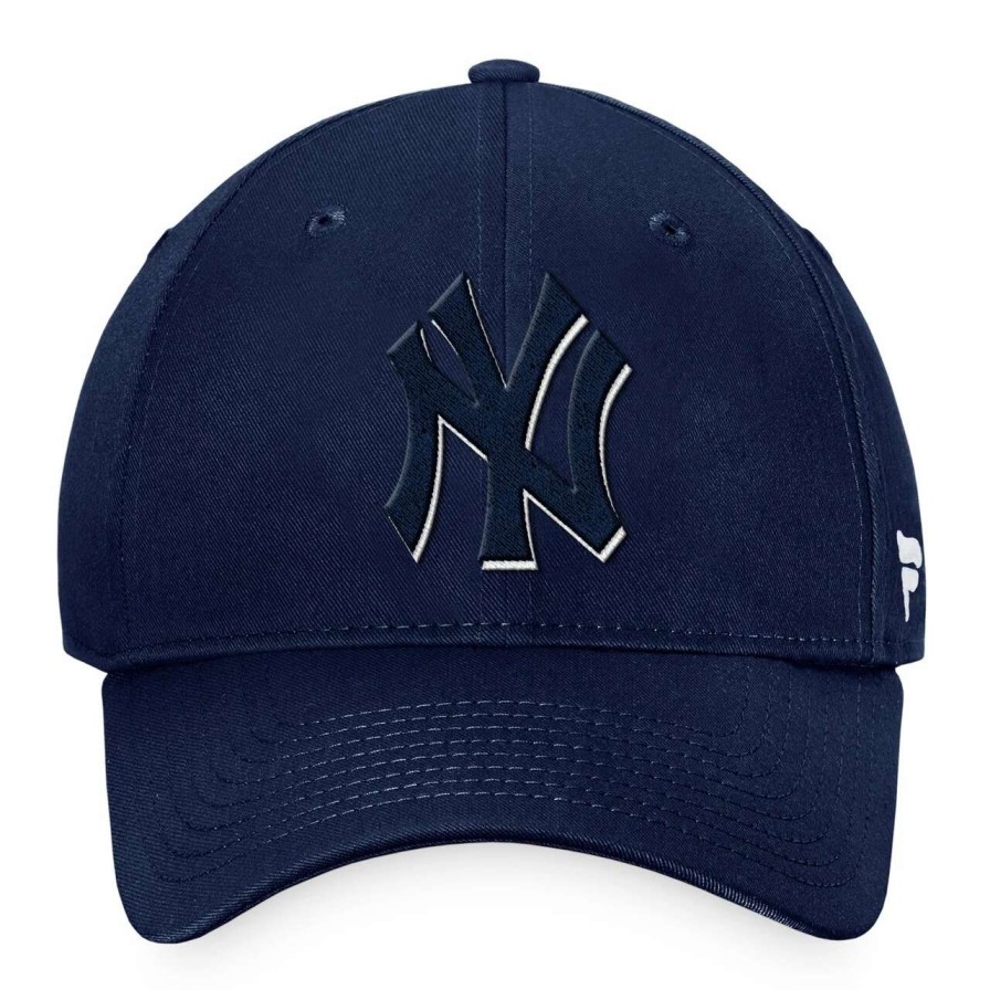 New York Yankees Caps * | Men'S New York Yankees Fanatics Branded Navy Fundamental Shadow Snapback Hat