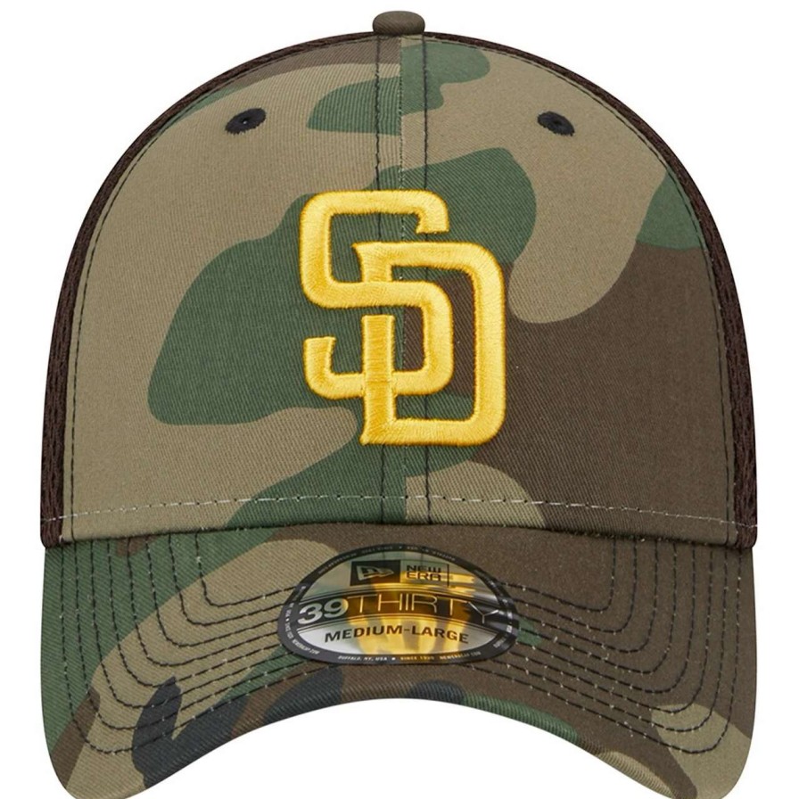 San Diego Padres Caps * | Men'S San Diego Padres New Era Camo Team Neo 39Thirty Flex Hat