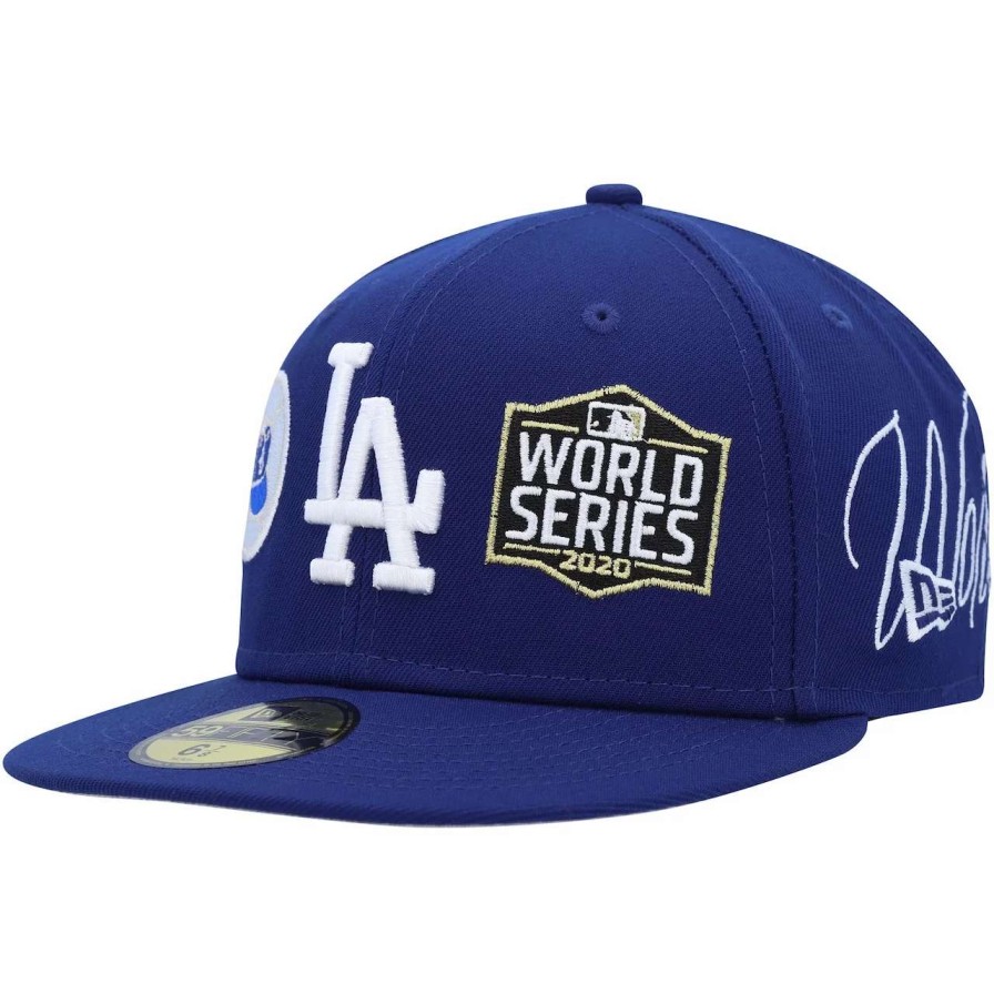 Los Angeles Dodgers Caps * | Men'S Los Angeles Dodgers New Era Royal Historic World Series Champions 59Fifty Fitted Hat