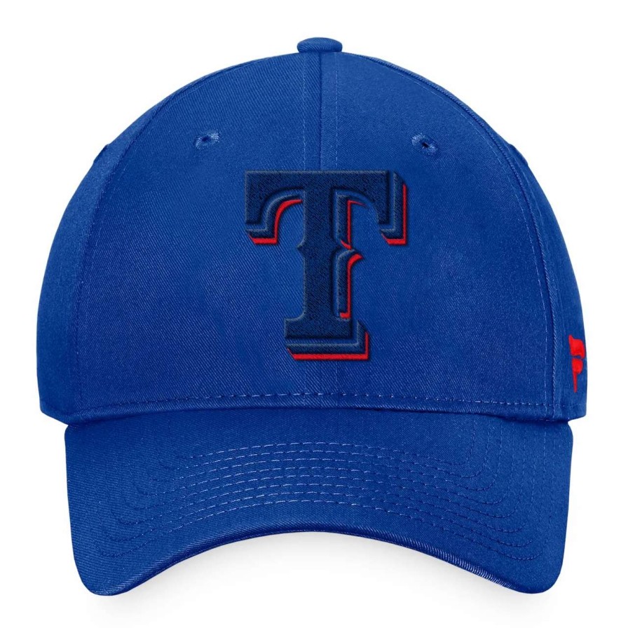 Texas Rangers Caps * | Men'S Texas Rangers Fanatics Branded Royal Fundamental Shadow Snapback Hat