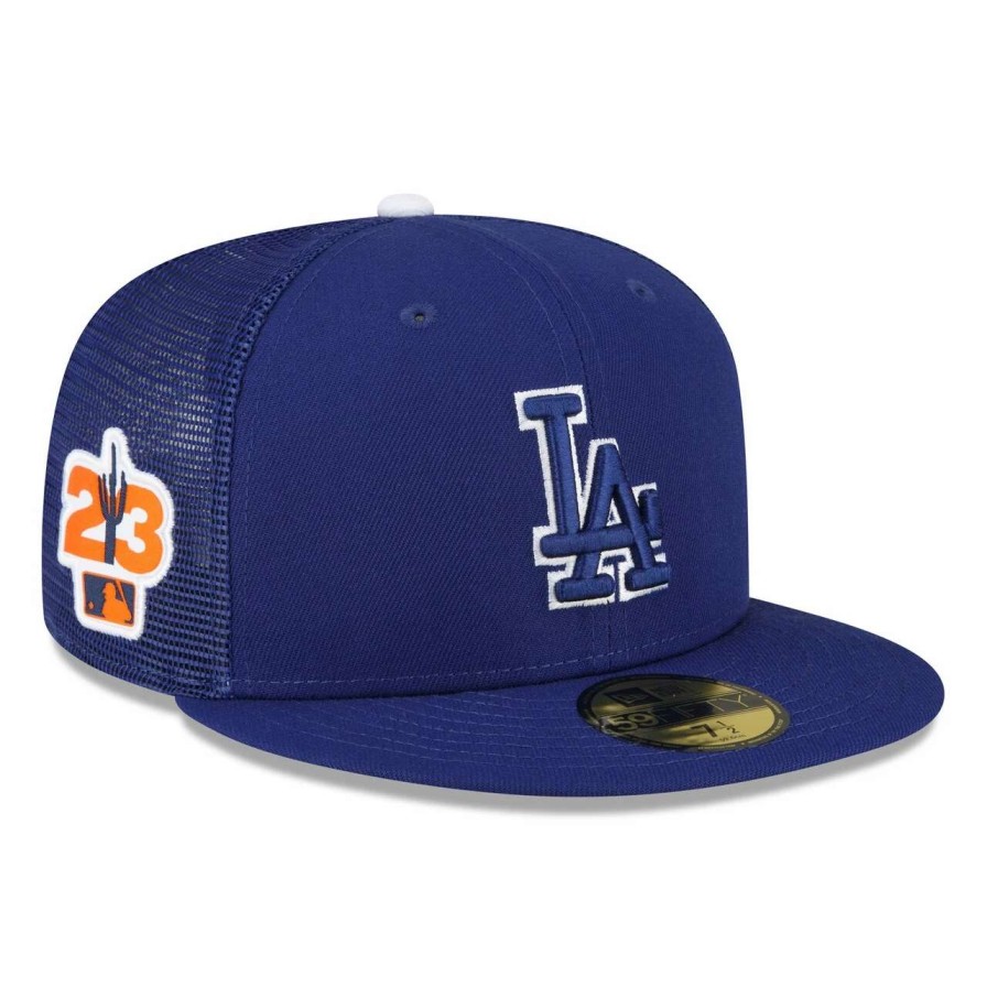 Los Angeles Dodgers Caps * | Men'S Los Angeles Dodgers New Era Royal 2023 Spring Training 59Fifty Fitted Hat