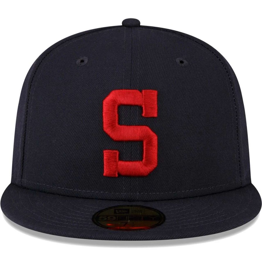 San Diego Padres Caps * | Men'S San Diego Padres New Era Navy 2023 Turn Back The Clock 59Fifty Fitted Hat