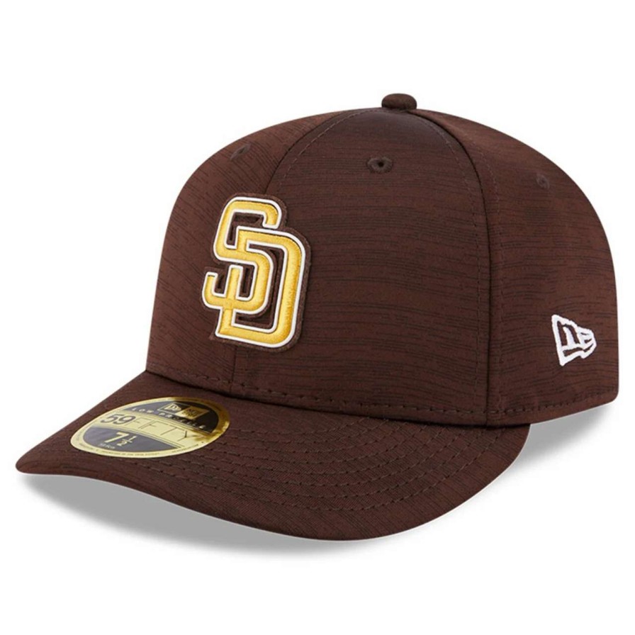 San Diego Padres Caps * | Men'S San Diego Padres New Era Brown 2023 Clubhouse Low Profile 59Fifty Fitted Hat