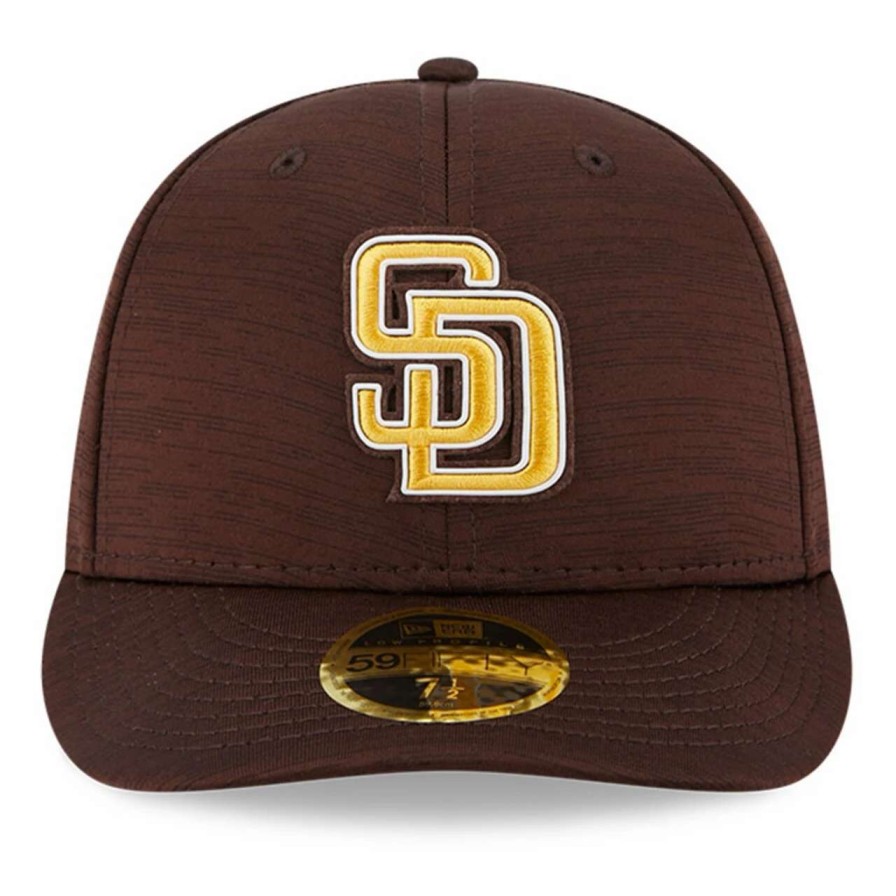 San Diego Padres Caps * | Men'S San Diego Padres New Era Brown 2023 Clubhouse Low Profile 59Fifty Fitted Hat