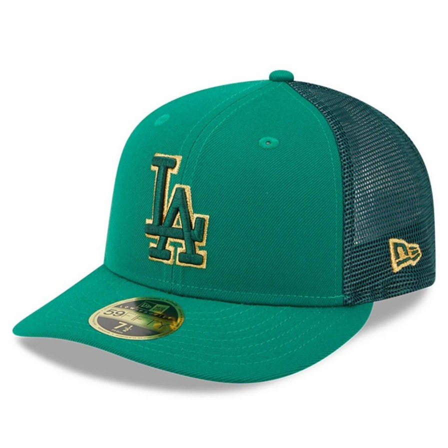 Los Angeles Dodgers Caps * | Men'S Los Angeles Dodgers New Era Kelly Green 2023 St. Patrick'S Day Low Profile 59Fifty Fitted Hat