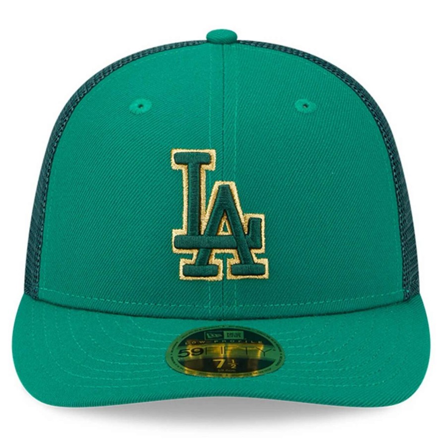 Los Angeles Dodgers Caps * | Men'S Los Angeles Dodgers New Era Kelly Green 2023 St. Patrick'S Day Low Profile 59Fifty Fitted Hat