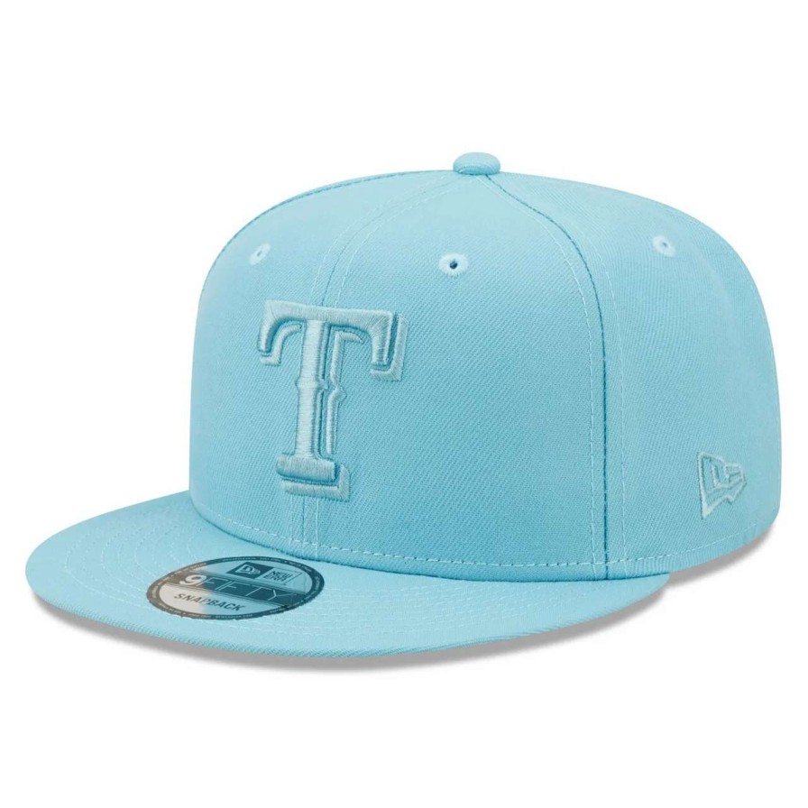 Texas Rangers Caps * | Men'S Texas Rangers New Era Light Blue Color Pack Tonal 9Fifty Snapback Hat