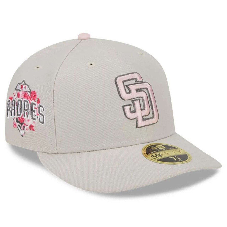 San Diego Padres Caps * | Men'S San Diego Padres New Era Khaki 2023 Mother'S Day Low Profile 59Fifty Fitted Hat