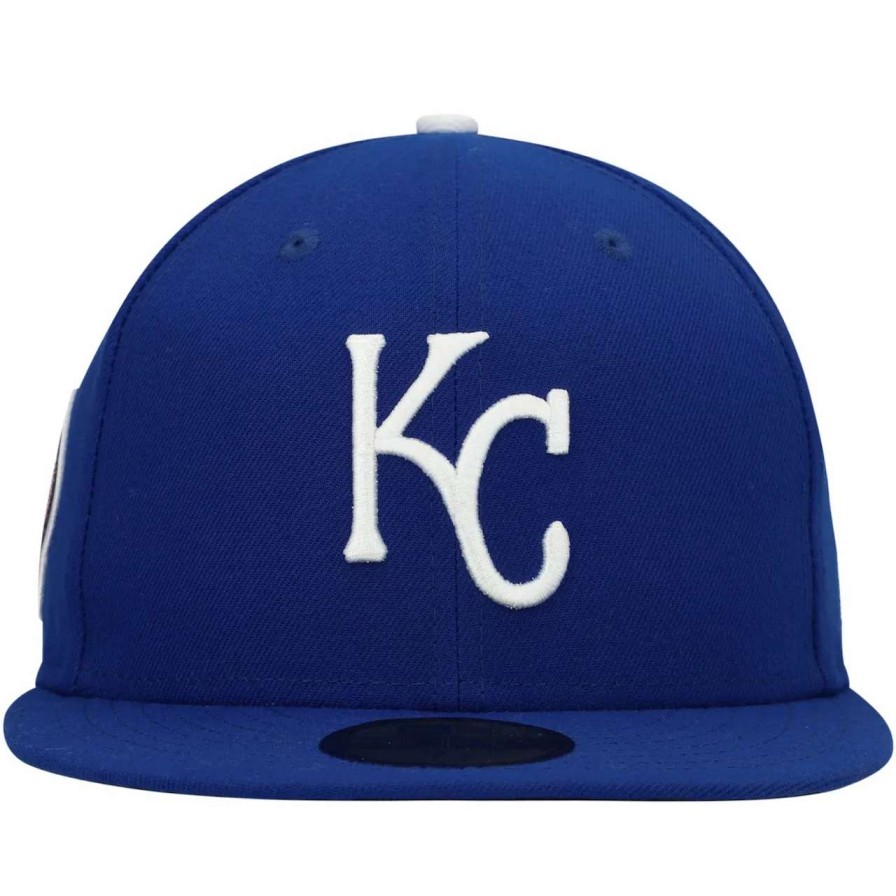 Kansas City Royals Caps * | Men'S Kansas City Royals New Era Royal 9/11 Memorial Side Patch 59Fifty Fitted Hat