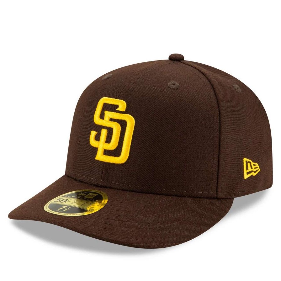 San Diego Padres Caps * | Men'S San Diego Padres New Era Brown Authentic Collection On-Field Low Profile 59Fifty Fitted Hat