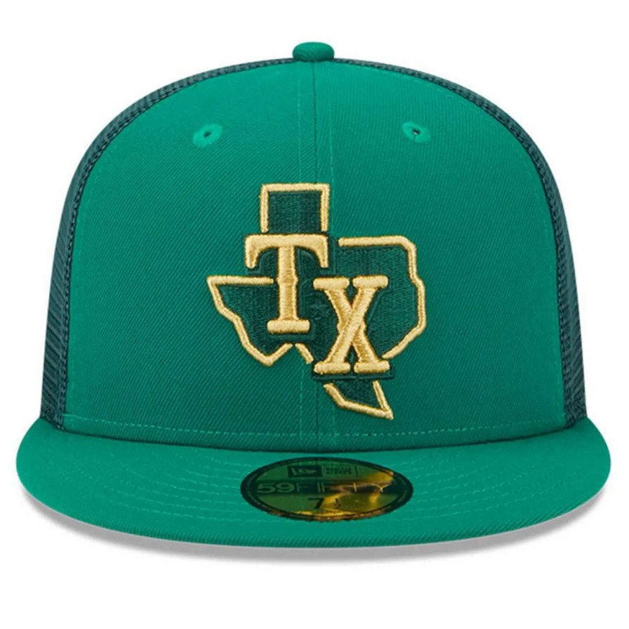 Texas Rangers Caps * | Men'S Texas Rangers New Era Kelly Green 2023 St. Patrick'S Day 59Fifty Fitted Hat