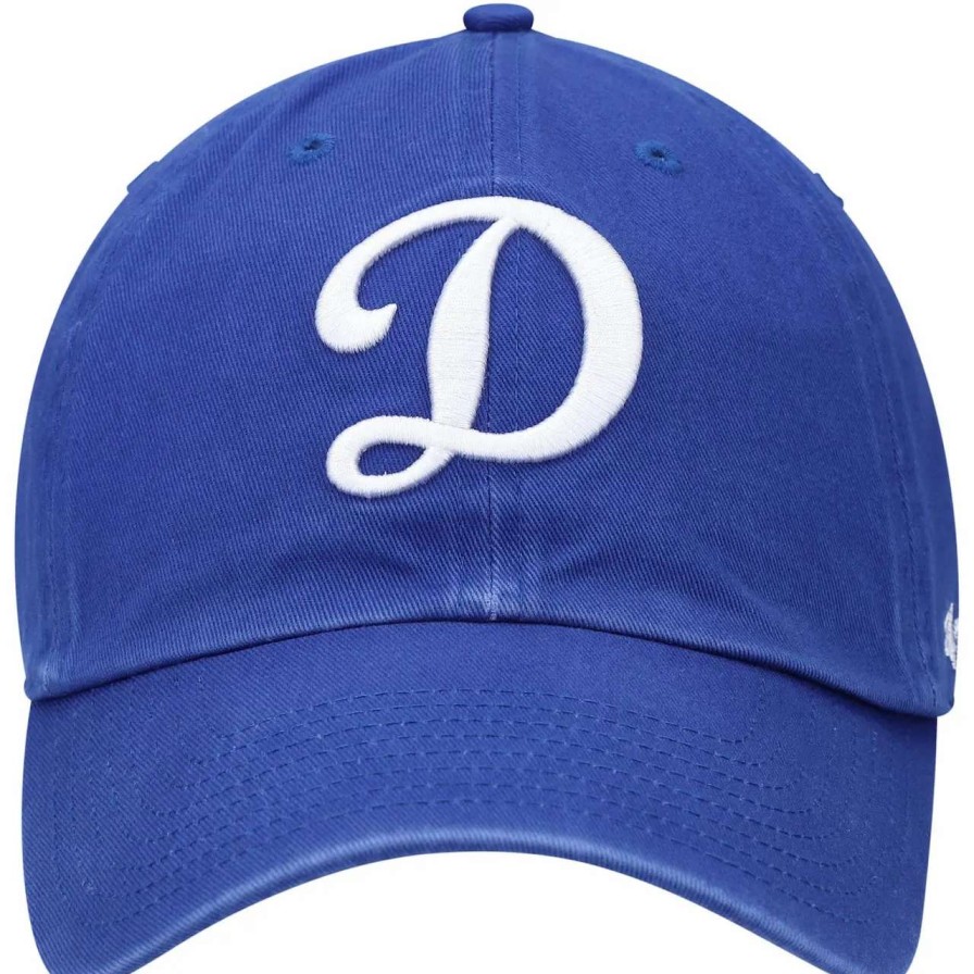 Los Angeles Dodgers Caps * | Men'S Los Angeles Dodgers '47 Royal Clean Up Team Adjustable Hat