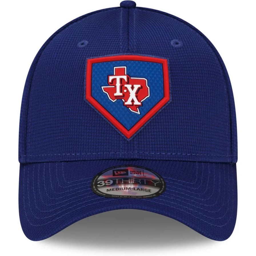 Texas Rangers Caps * | Men'S Texas Rangers New Era Royal 2022 Clubhouse 39Thirty Flex Hat