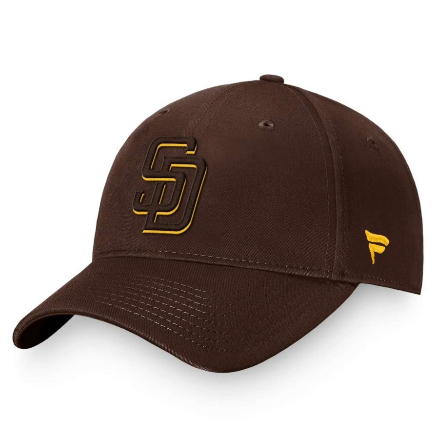 San Diego Padres Caps * | Men'S San Diego Padres Fanatics Branded Brown Fundamental Shadow Snapback Hat