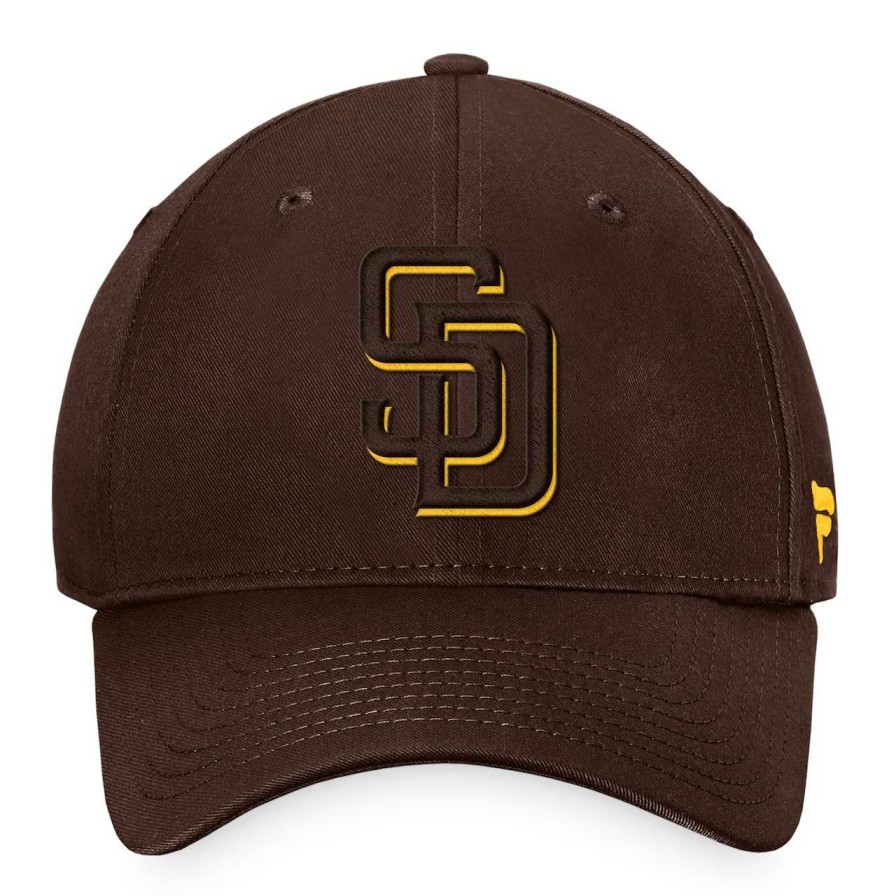 San Diego Padres Caps * | Men'S San Diego Padres Fanatics Branded Brown Fundamental Shadow Snapback Hat