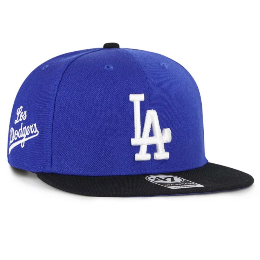 Los Angeles Dodgers Caps * | Men'S Los Angeles Dodgers '47 Royal 2022 City Connect Captain Snapback Hat