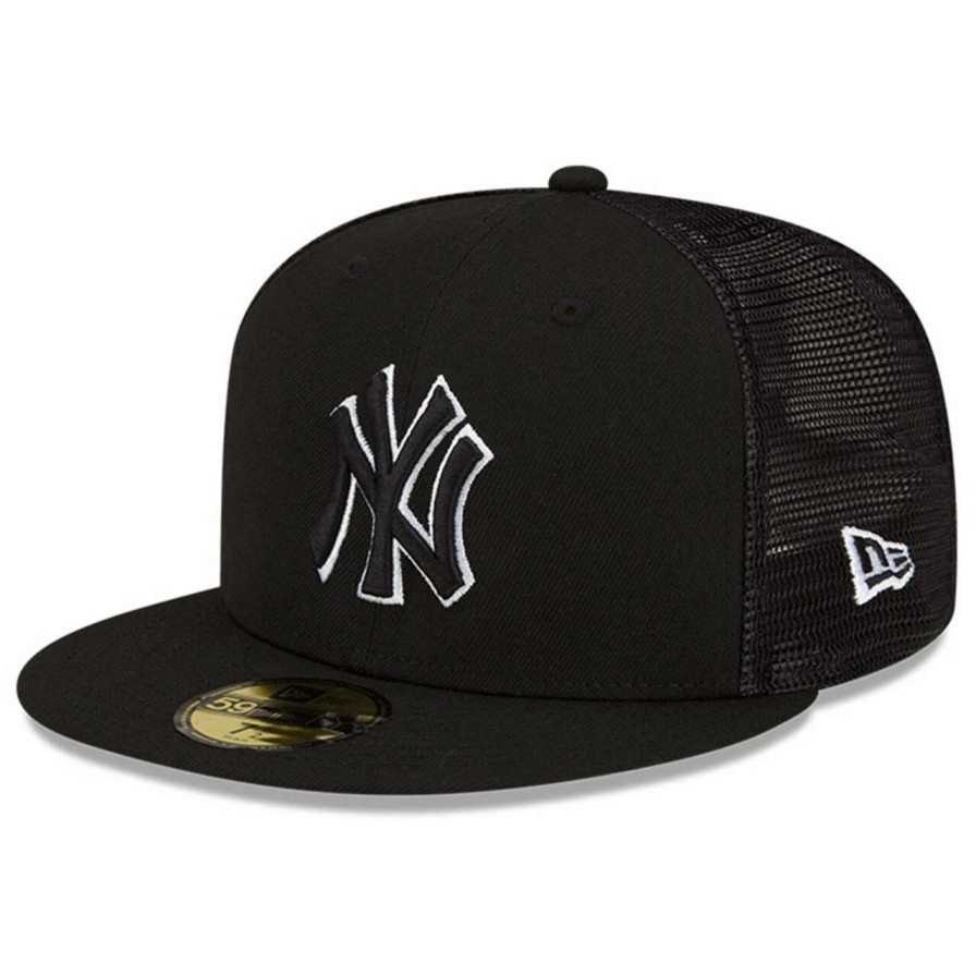 New York Yankees Caps * | Men'S New York Yankees New Era Black 2023 Batting Practice 59Fifty Fitted Hat