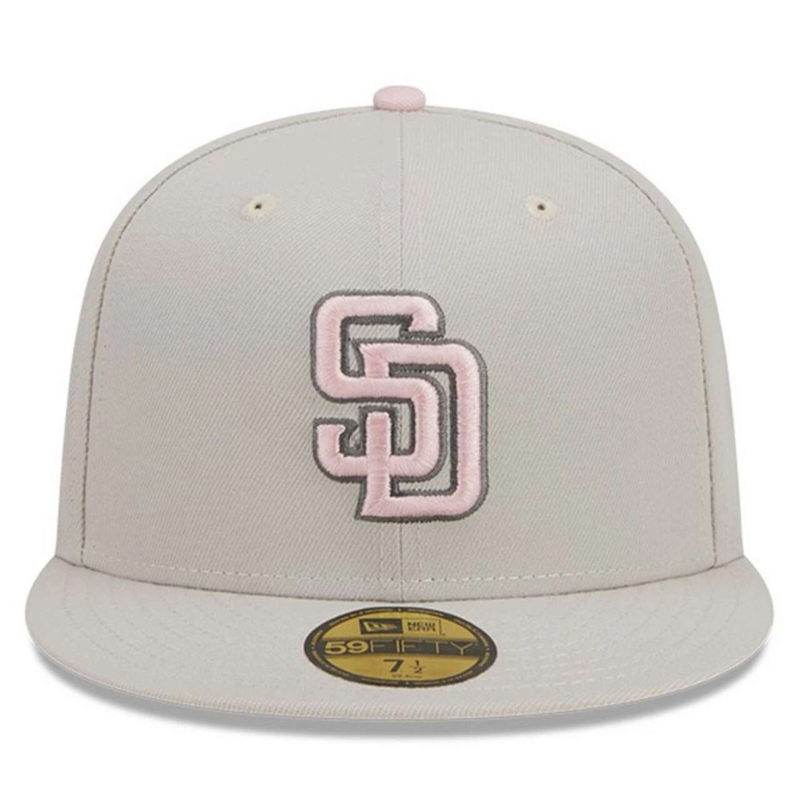 San Diego Padres Caps * | Men'S San Diego Padres New Era Khaki 2023 Mother'S Day On-Field 59Fifty Fitted Hat