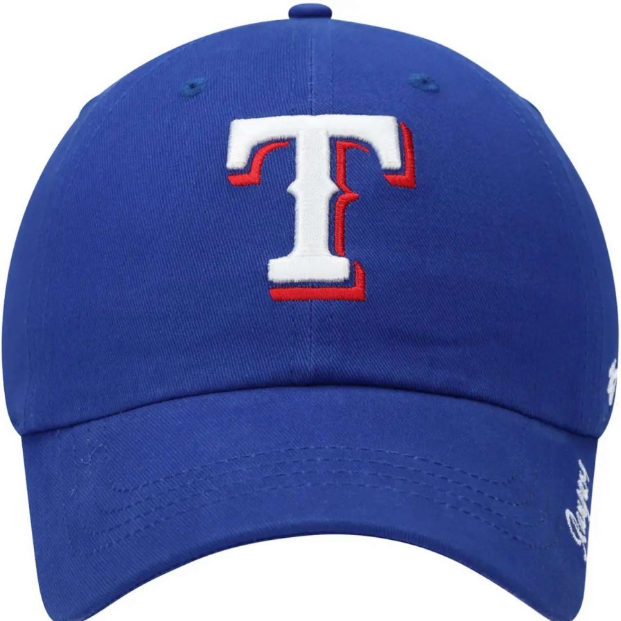 Texas Rangers Caps * | Women'S Texas Rangers '47 Royal Team Miata Clean Up Adjustable Hat