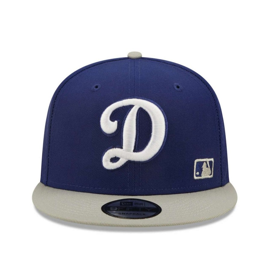 Los Angeles Dodgers Caps * | Men'S Los Angeles Dodgers New Era Royal/Gray Flawless 9Fifty Snapback Hat