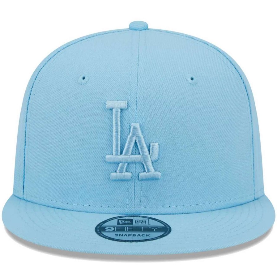 Los Angeles Dodgers Caps * | Men'S Los Angeles Dodgers New Era Light Blue Spring Color Basic 9Fifty Snapback Hat