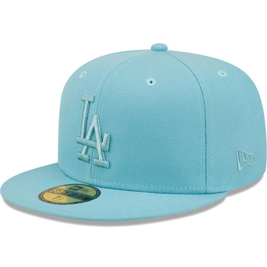 Los Angeles Dodgers Caps * | Men'S Los Angeles Dodgers New Era Light Blue Color Pack 59Fifty Fitted Hat