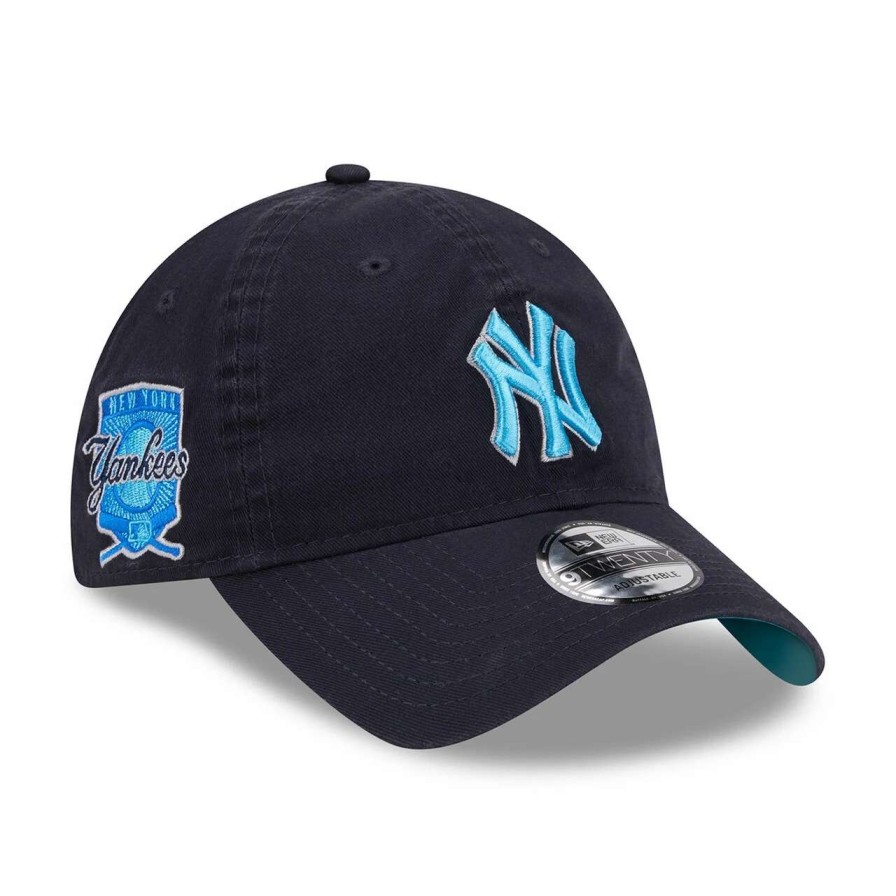 New York Yankees Caps * | Men'S New York Yankees New Era Navy 2023 Mlb Father'S Day 9Twenty Adjustable Hat