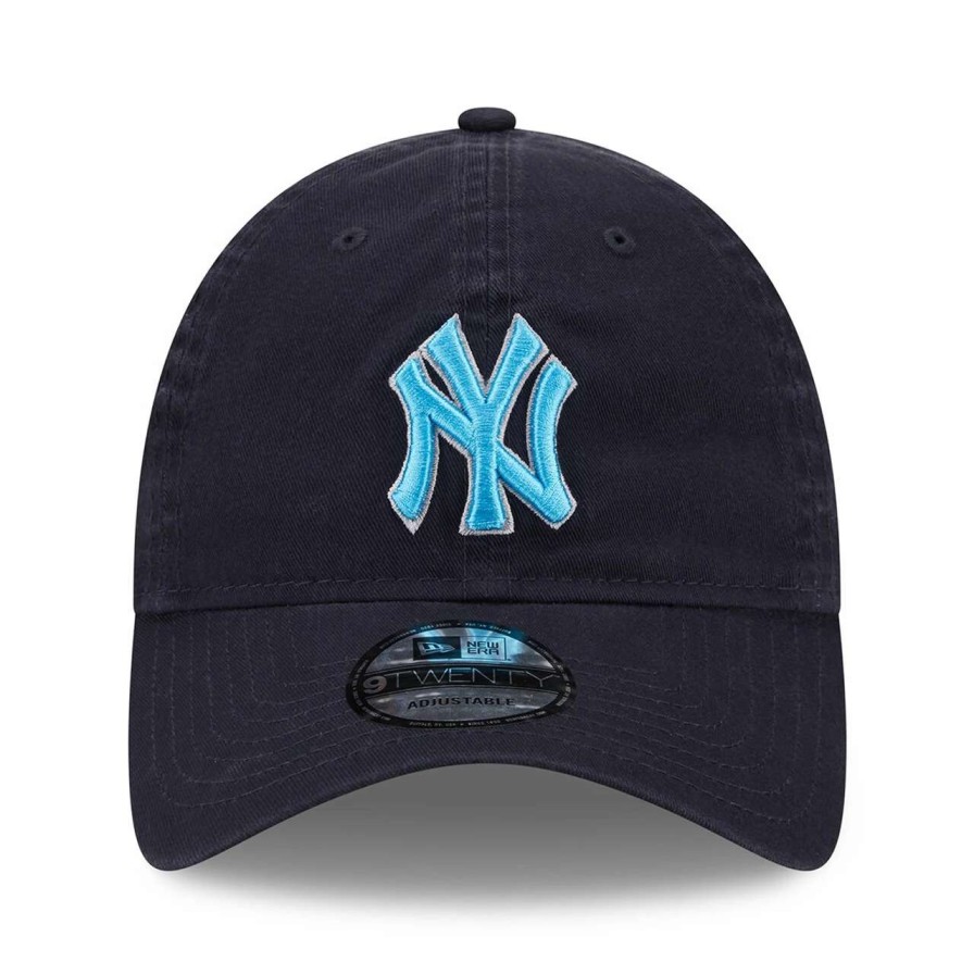 New York Yankees Caps * | Men'S New York Yankees New Era Navy 2023 Mlb Father'S Day 9Twenty Adjustable Hat