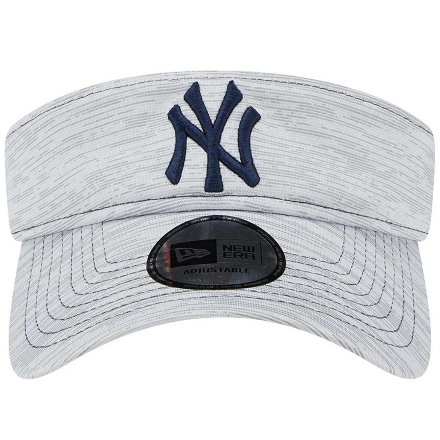 New York Yankees Caps * | Men'S New York Yankees New Era Gray Adjustable Visor