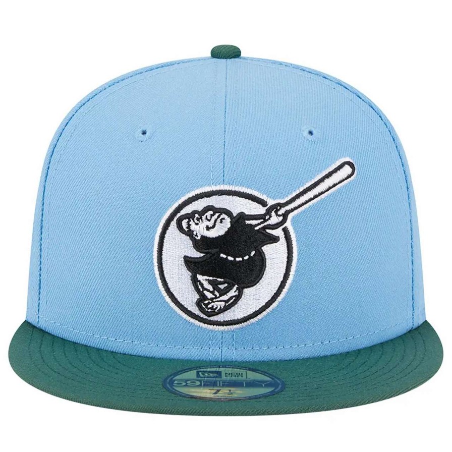 San Diego Padres Caps * | Men'S San Diego Padres New Era Sky Blue/Cilantro 1998 World Series 59Fifty Fitted Hat