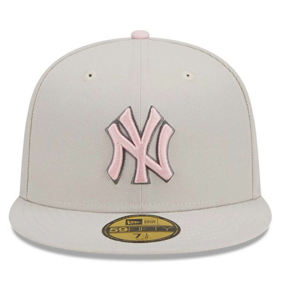 New York Yankees Caps * | Men'S New York Yankees New Era Khaki 2023 Mother'S Day On-Field 59Fifty Fitted Hat