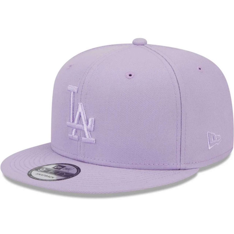 Los Angeles Dodgers Caps * | Men'S Los Angeles Dodgers New Era Lavender Spring Color Basic 9Fifty Snapback Hat