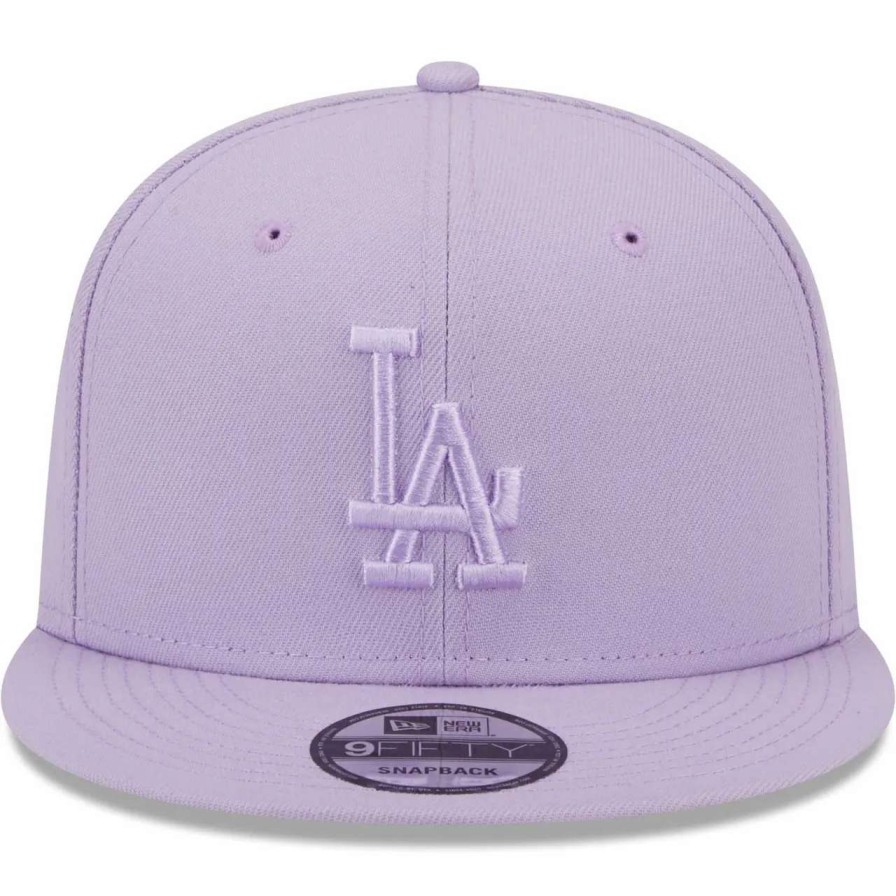 Los Angeles Dodgers Caps * | Men'S Los Angeles Dodgers New Era Lavender Spring Color Basic 9Fifty Snapback Hat