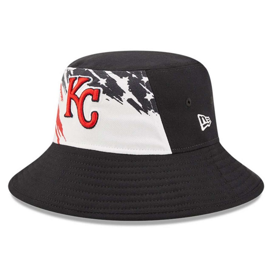 Kansas City Royals Caps * | Men'S Kansas City Royals New Era Navy 2022 4Th Of July Bucket Hat