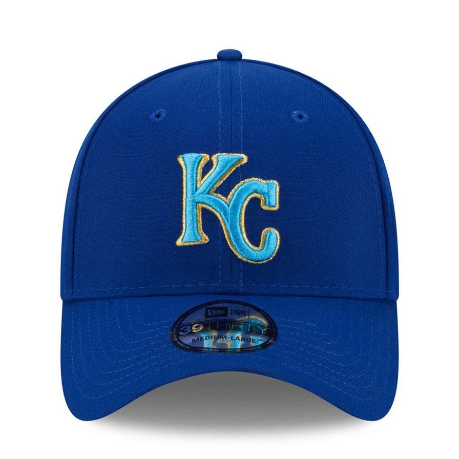 Kansas City Royals Caps * | Men'S Kansas City Royals New Era Royal 2023 Mlb Father'S Day 39Thirty Flex Hat