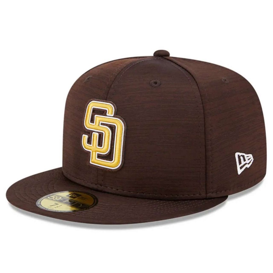 San Diego Padres Caps * | Men'S San Diego Padres New Era Brown 2023 Clubhouse 59Fifty Fitted Hat