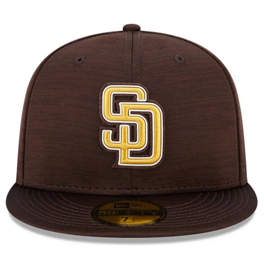 San Diego Padres Caps * | Men'S San Diego Padres New Era Brown 2023 Clubhouse 59Fifty Fitted Hat