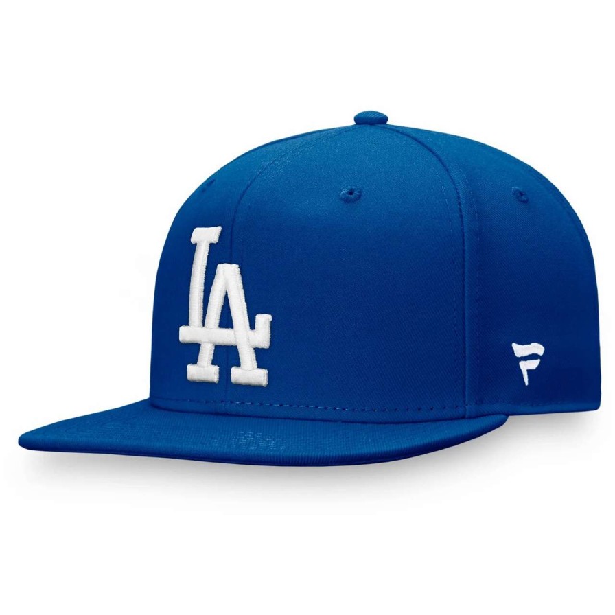 Los Angeles Dodgers Caps * | Men'S Los Angeles Dodgers Fanatics Branded Royal Core Adjustable Snapback Hat