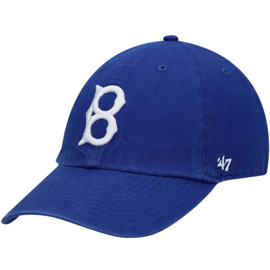 Los Angeles Dodgers Caps * | Men'S Brooklyn Dodgers '47 Royal 1949 Logo Cooperstown Collection Clean Up Adjustable Hat