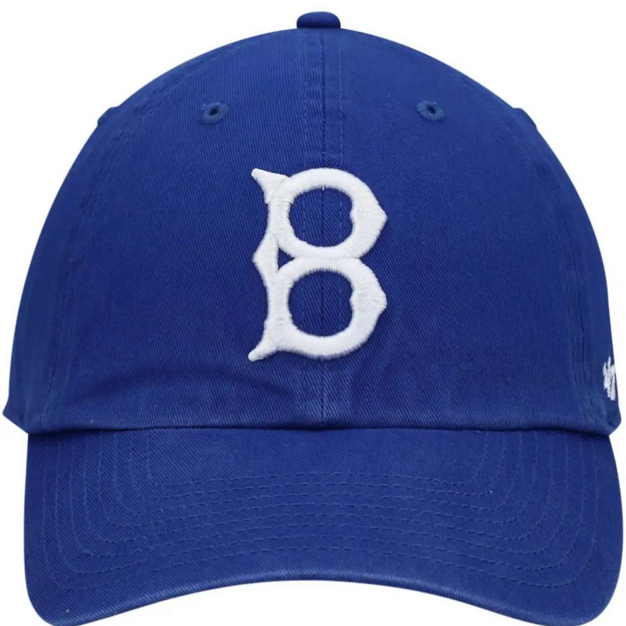 Los Angeles Dodgers Caps * | Men'S Brooklyn Dodgers '47 Royal 1949 Logo Cooperstown Collection Clean Up Adjustable Hat