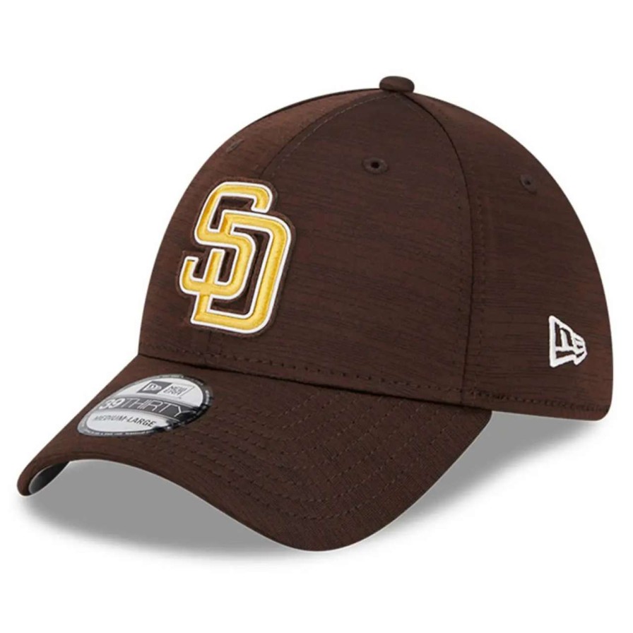 San Diego Padres Caps * | Men'S San Diego Padres New Era Brown 2023 Clubhouse 39Thirty Flex Hat