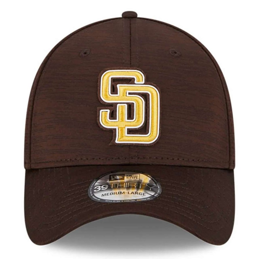 San Diego Padres Caps * | Men'S San Diego Padres New Era Brown 2023 Clubhouse 39Thirty Flex Hat