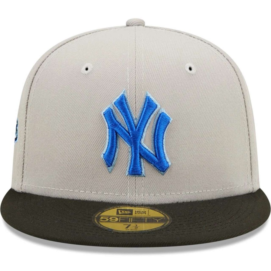 New York Yankees Caps * | Men'S New York Yankees New Era Gray/Black 2009 World Series Undervisor 59Fifty Fitted Hat