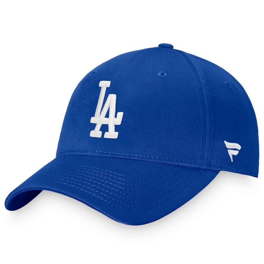 Los Angeles Dodgers Caps * | Men'S Los Angeles Dodgers Fanatics Branded Royal Cooperstown Collection Core Adjustable Hat