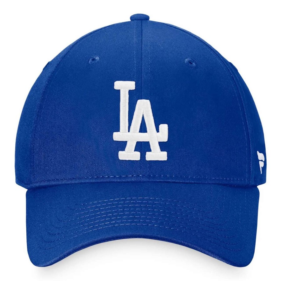 Los Angeles Dodgers Caps * | Men'S Los Angeles Dodgers Fanatics Branded Royal Cooperstown Collection Core Adjustable Hat