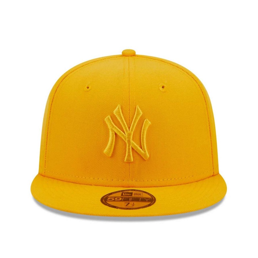 New York Yankees Caps * | Men'S New York Yankees New Era Gold Tonal 59Fifty Fitted Hat