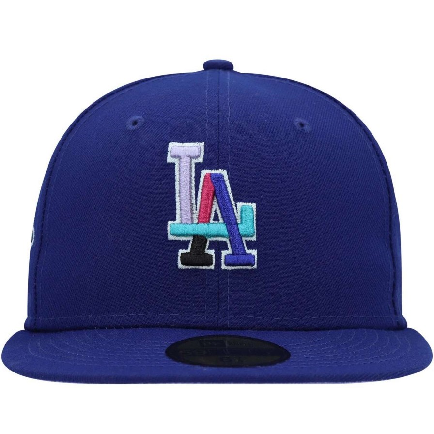 Los Angeles Dodgers Caps * | Men'S Los Angeles Dodgers New Era Royal 1988 World Series Polar Lights 59Fifty Fitted Hat