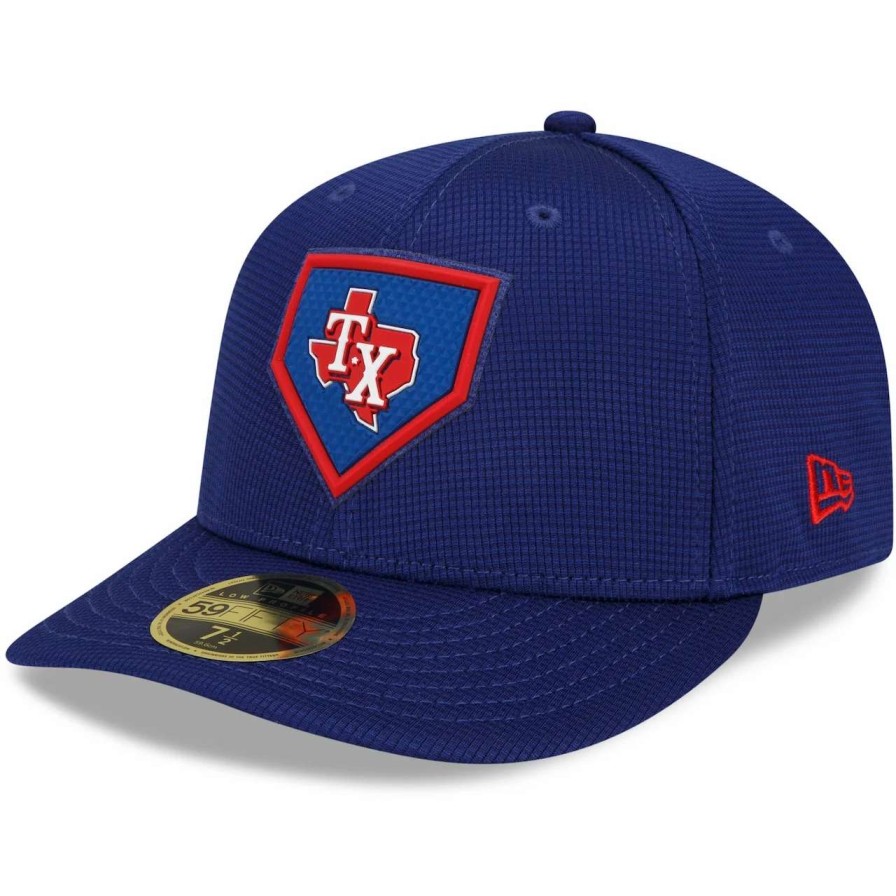 Texas Rangers Caps * | Men'S Texas Rangers New Era Royal 2022 Clubhouse Alternate Logo Low Profile 59Fifty Fitted Hat