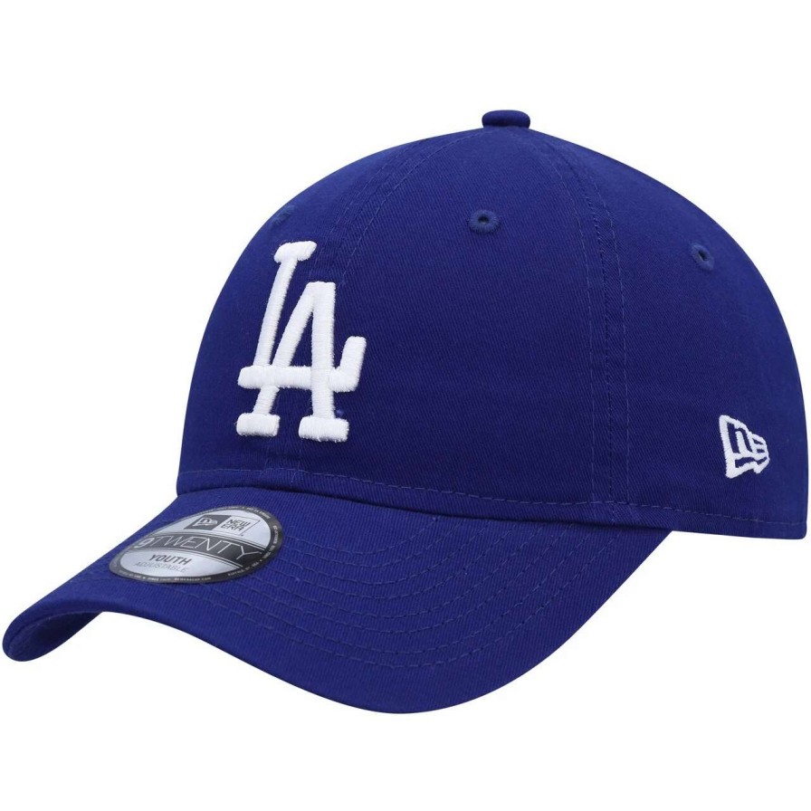 Los Angeles Dodgers Caps * | Youth Los Angeles Dodgers New Era Royal Core Classic 9Twenty Adjustable Hat