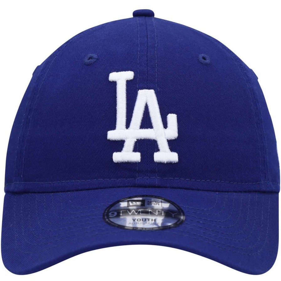 Los Angeles Dodgers Caps * | Youth Los Angeles Dodgers New Era Royal Core Classic 9Twenty Adjustable Hat